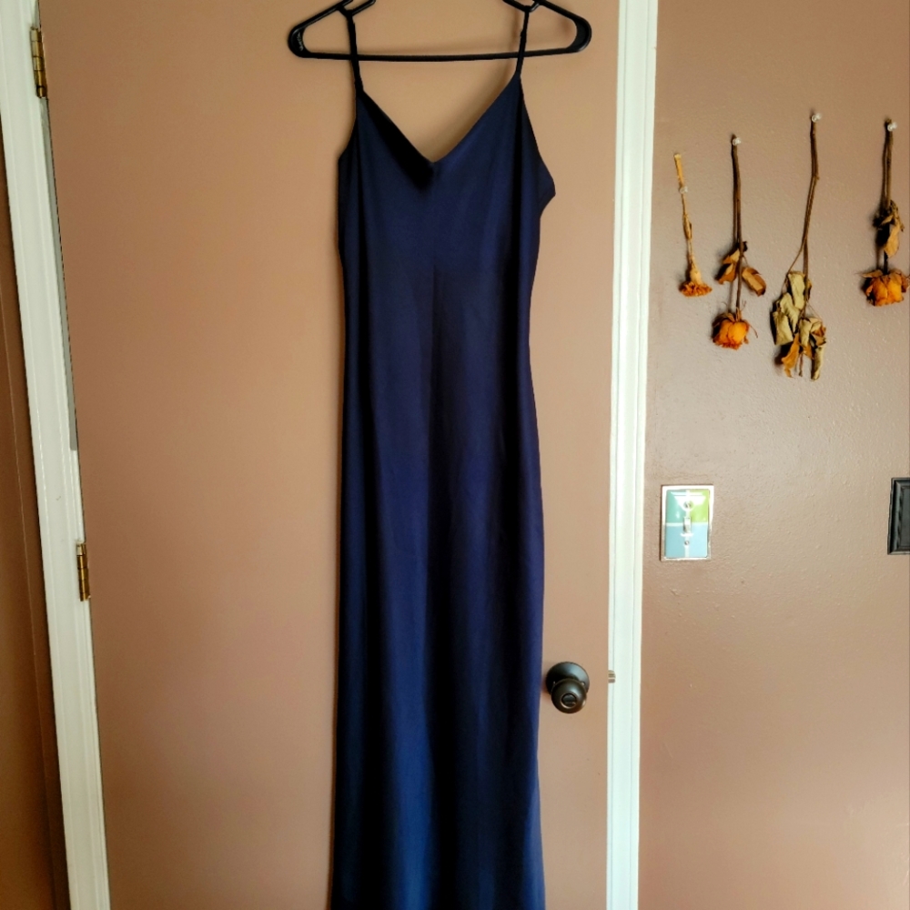 Hatch Ricky Slip Dress in Navy Blue